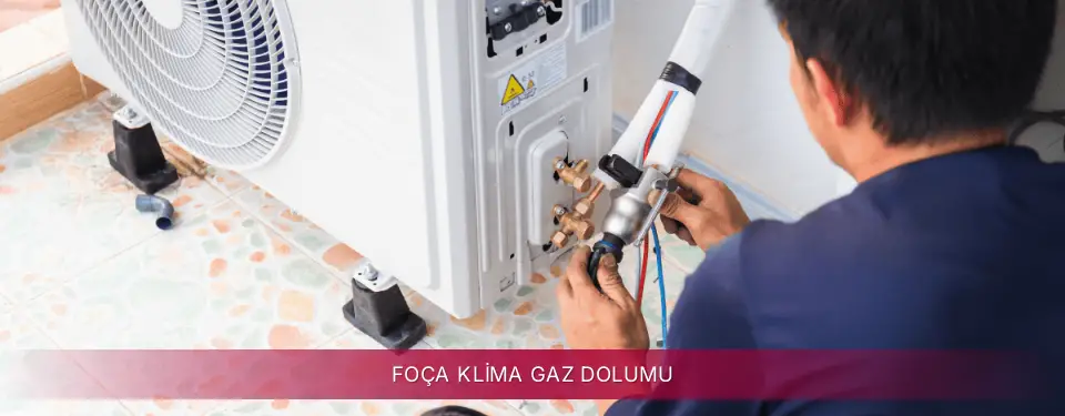 Foça İlçemi LG Klima Gaz Dolumu